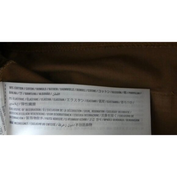 VTG Abercrombie & Fitch 28x30 Pants Paratrooper Cargo Mens Slim Straight Tan Y2K - Picture 9 of 11